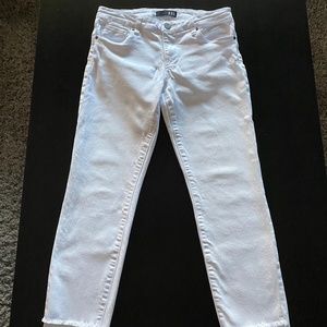 Kut from the Cloth Reese ankle straight leg optic white